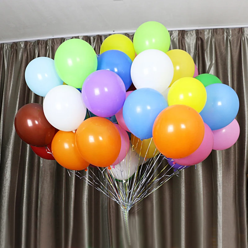 10 palcové matné latexové balóny