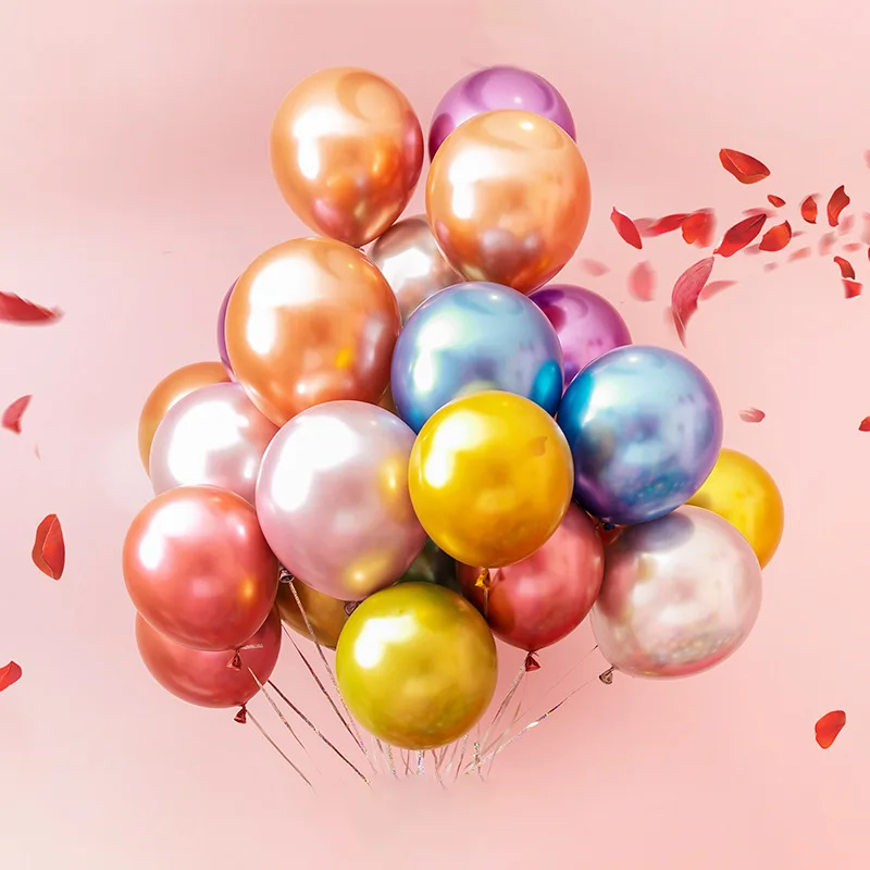 12palcový kovový latexový balón