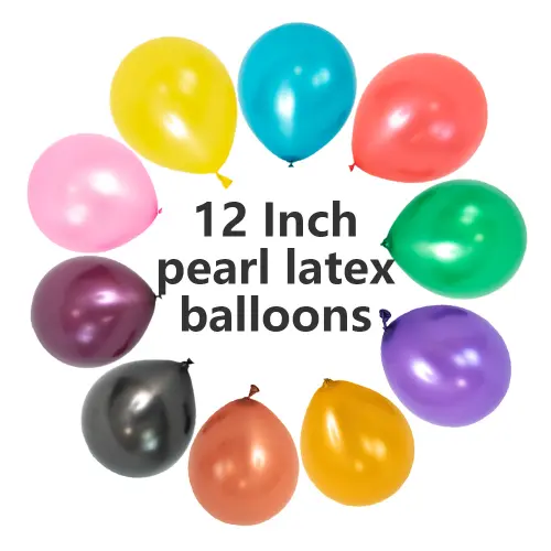 12palcové perlové latexové balónky