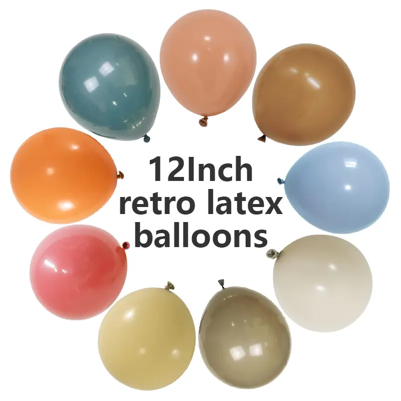 12palcové retro latexové balónky