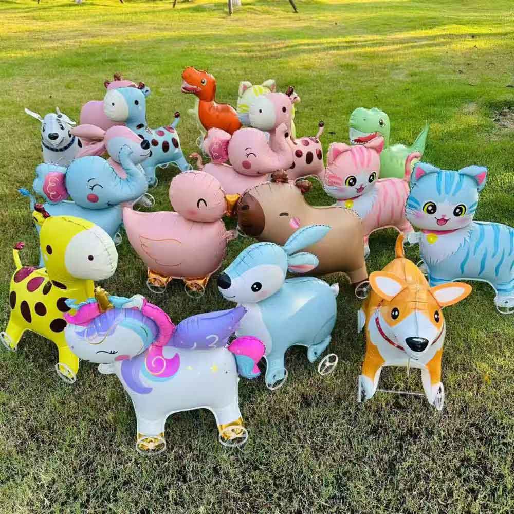 3D stojící zvířecí fólie balón