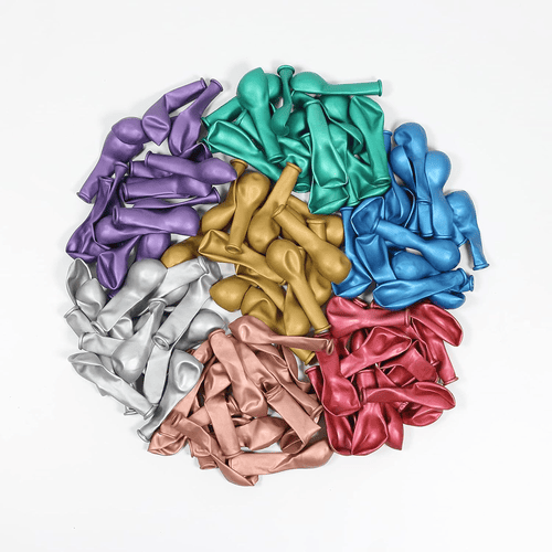 5palcový kovový latexový balónek