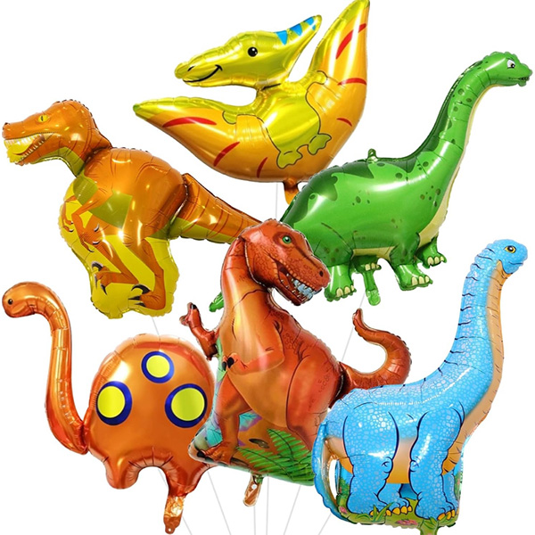 Kreslený dinosaurus fóliový balón