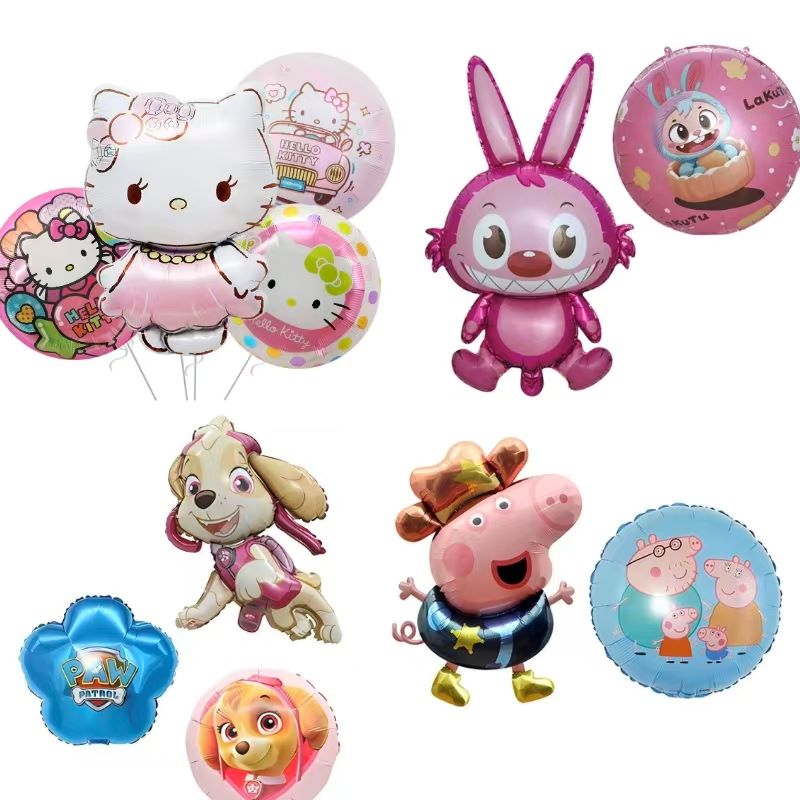 Cartoon tištěné fóliové balónky