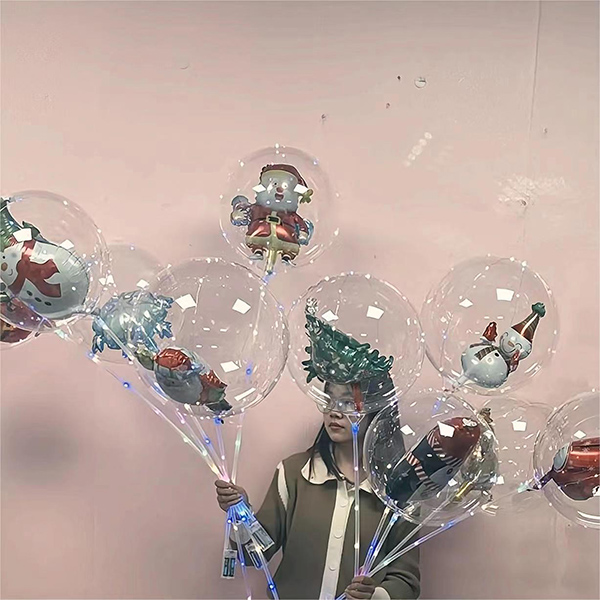 Vánoční motiv bobo balón