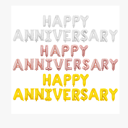 Všechno nejlepší k výročí fóliový balónek