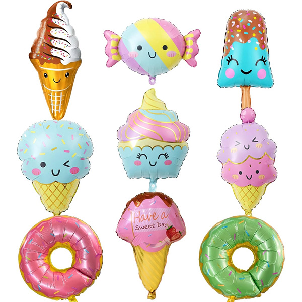 Zmrzlinový fóliový balónek