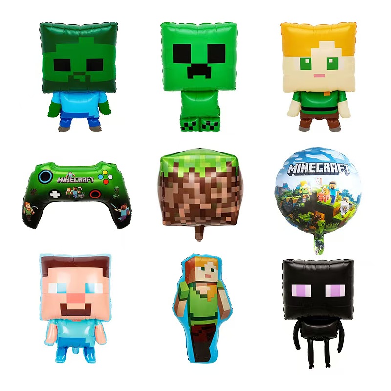 Minecraft fólie balónů