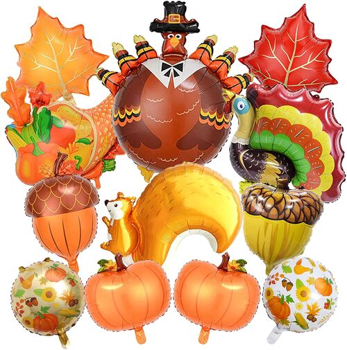 Díkůvzdání fóliové balónky